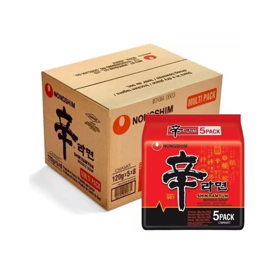 Nongshim Shin Noodle Ramen Ramyun (Pack of 40)