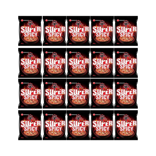 Nong Shim Shin Red Noodle Ramyun - Super Spicy (Pack of 20)