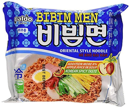 Paldo Oriental Style Noodle - Bibim Men 130g (Pack of 5) - Xihaha Limited