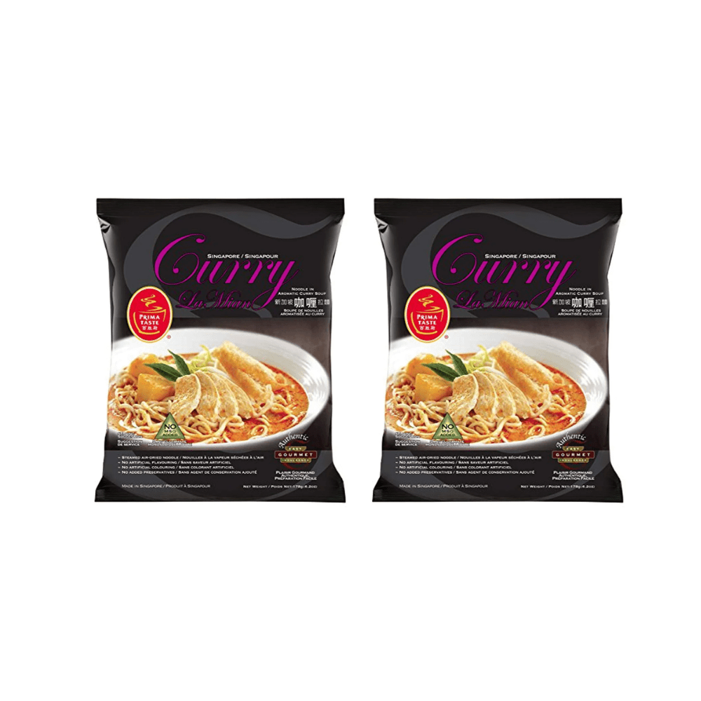 Prima Taste Singapore Curry Lamian 144g (Pack of 2) - Xihaha Limited