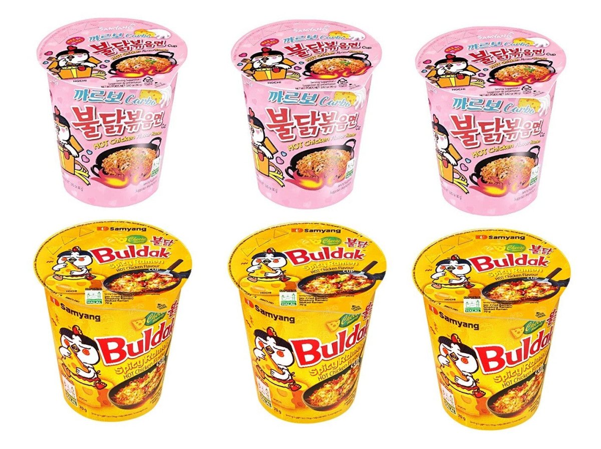 Samyang Buldak Hot Chicken Ramen Cup 70g Cheese / carbonara Etc - Choose - Xihaha Limited