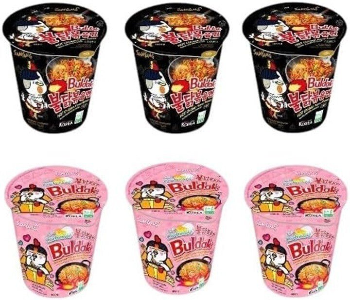 Samyang Buldak Hot Chicken Ramen Cup 70g Cheese / carbonara Etc - Choose - Xihaha Limited
