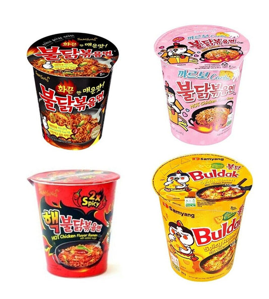 Samyang Buldak Hot Chicken Ramen Cup 70g Cheese / carbonara Etc - Choose - Xihaha Limited