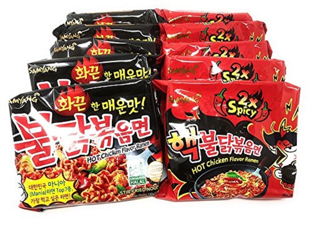 Samyang Hot Chicken Ramen Noodles Halal 5 Packs - Choose Flavour - Xihaha Limited
