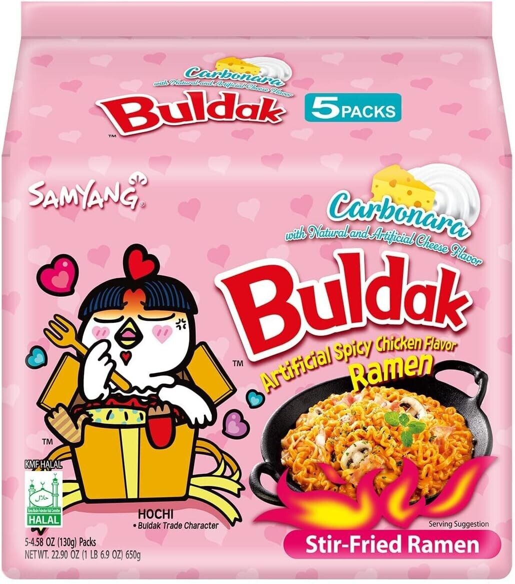Samyang Hot Chicken Ramen Noodles Halal 5 Packs - Choose Flavour - Xihaha Limited
