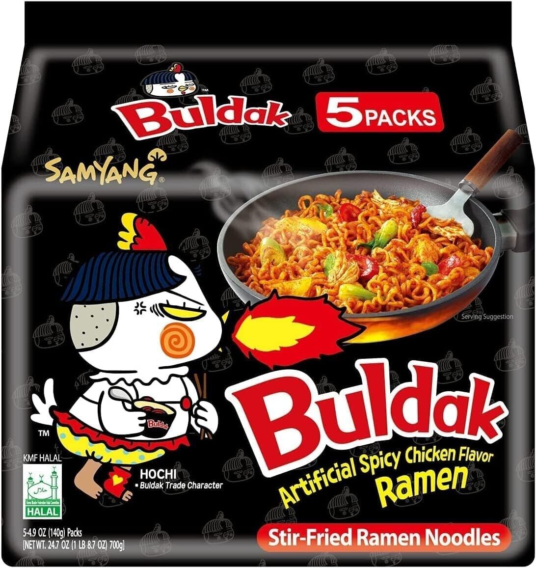 Samyang Hot Chicken Ramen Noodles Halal 5 Packs - Choose Flavour - Xihaha Limited
