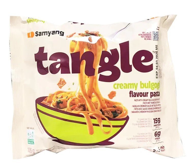 Samyang Tangle Tangluccine Intant Noodle Pasta - Choose (Bulgogi, Mushroom, Garlic Oil, Chuky Tomato) - Xihaha Limited