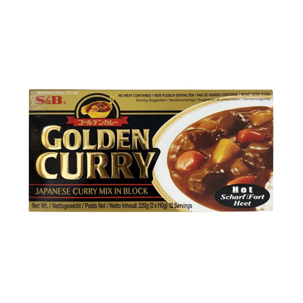 S&B Golden Japanese Curry Hot 220g - Xihaha Limited