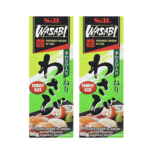 S&B Wasabi Paste Tube 90 g (Pack of 2) - Xihaha Limited