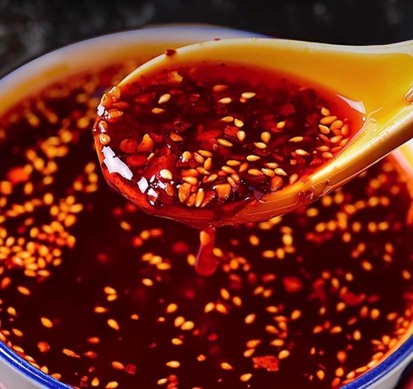 Sun Wah Vegan Chilli Oil 160g – Crispy Chilli Flakes in Oil for Noodles, Dumplings, Rice & Stir - Fry - Xihaha Oriental Food & Gifts