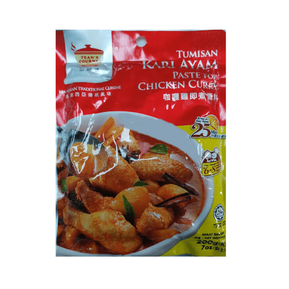Tean's Gourmet Malaysia Chicken Curry Paste 200g - Xihaha Limited