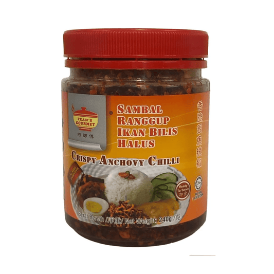Tean's Sambal Ikan Bilis Halus Crispy Anchovy Chilli 240g - Xihaha Limited