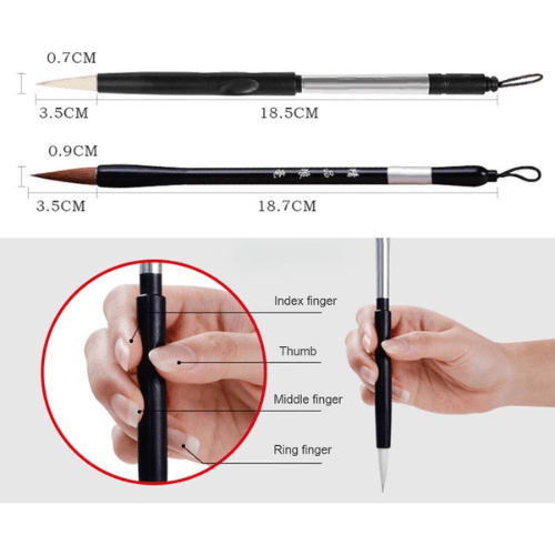 Traditional Chinese Calligraphy Set for Beginner Ink Paper InkStone Cloth Brush - Xihaha Limited