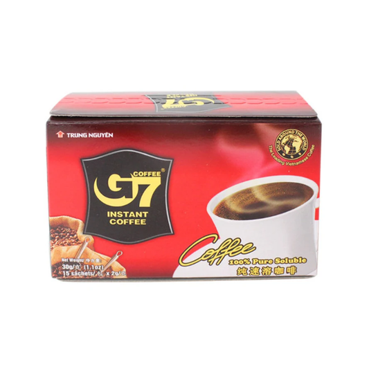 Trung Nguyen G7 Black Instant Vietnamese Coffee 30G (2G X 15 Sachets)