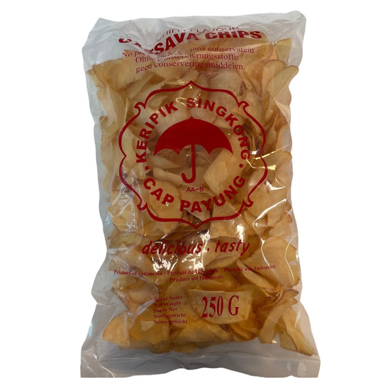 Umbrella Delicious Tasty Cassava Chips Spicy Flavour 250g