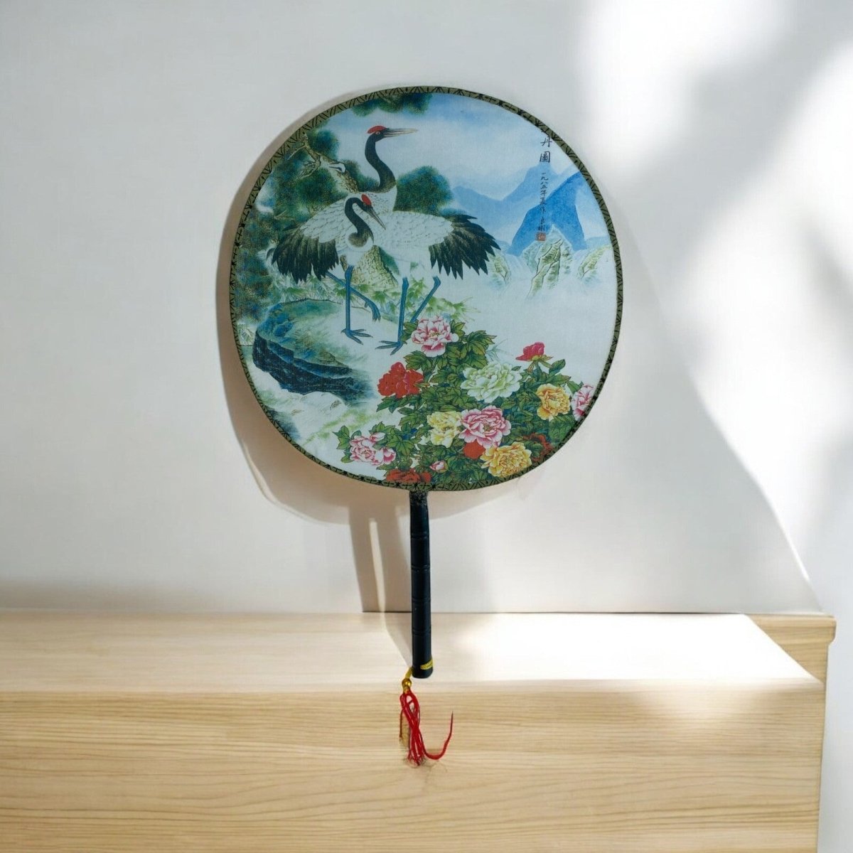 Vintage Style Traditional Chinese Oriental Round Hand Fan TuanShan - Xihaha Limited