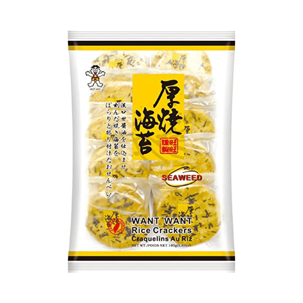Want Want Seaweed Rice Crackers 160g - Xihaha Oriental Food & Gifts