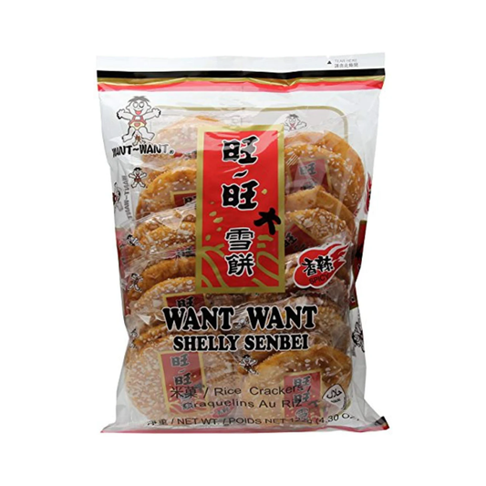 Want Want Shelly Senbei Spicy Rice Crackers 150g