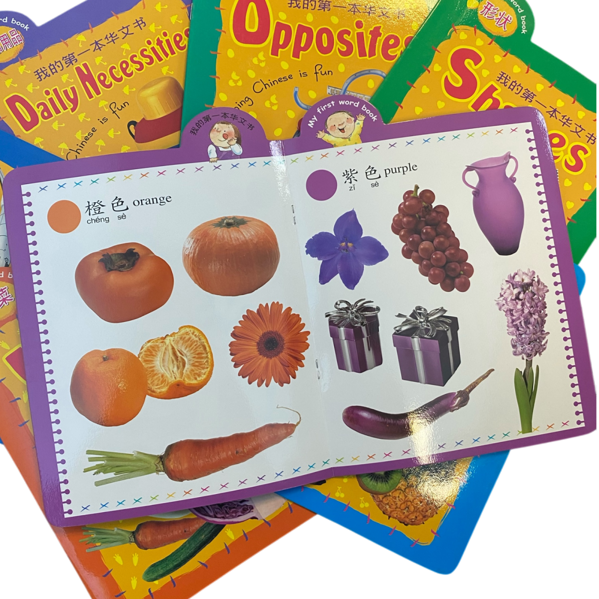 Wipe - Clean Chinese Learning Board Books Set (7 Books) | Bilingual English & Mandarin | Reusable Writing Practice for Ages 0–5 我的第一本华文书 - Xihaha Oriental Food & Gifts