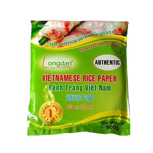 Longdan Vietnamese Rice Paper Wraps (Authentic) 22cm 500g