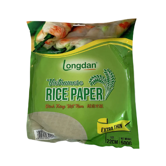 Longdan Vietnamese Rice Paper (Extra Thin) 22cm 500g