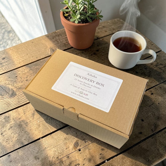 Xihaha Asian Snack Discovery Box – 22 Snacks & Drinks Tasting Selection - Xihaha Oriental Food & Gifts