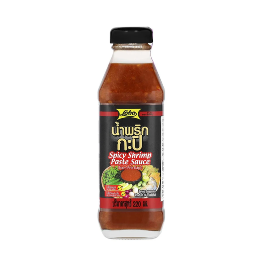 Lobo Spicy Shrimp Paste Sauce (Nam Prik Kapi) 220ml x 2 Pack *BBD 10 Feb 2025*