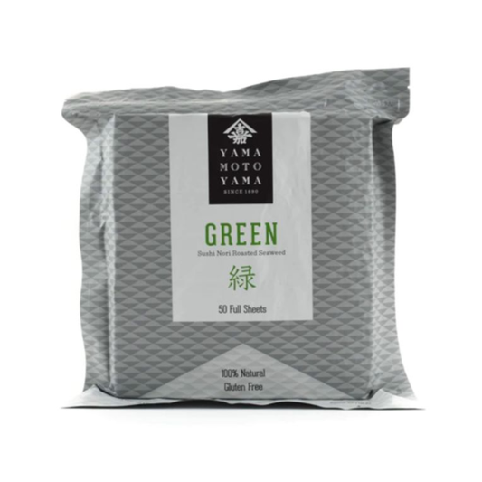 Yamamotoyama Yakizushi Green Sushi Nori Seaweed, 50 Sheets