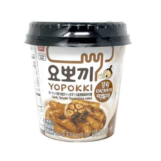 Yopokki Instant Rice Cake Cup 120g (Garlic Teriyaki) - Xihaha Limited