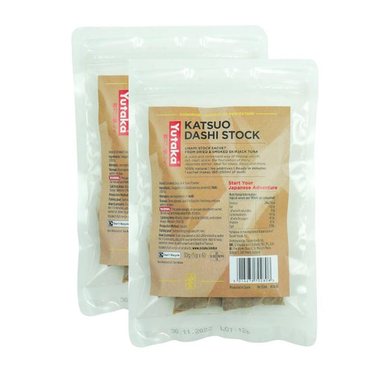 Yutaka Katsuo Dashi Bags – Bonito Powder 30 g (6 pcs) | Authentic Umami Stock Sachets - Xihaha Oriental Food & Gifts