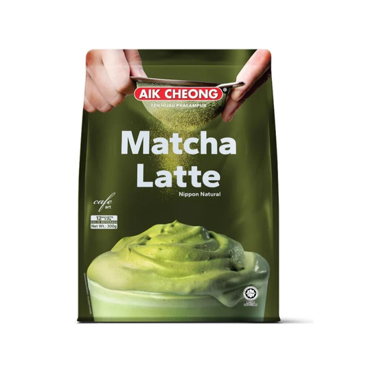 AIK Cheong Green Tea Matcha Latte (25g x 12 Sachets) 300g