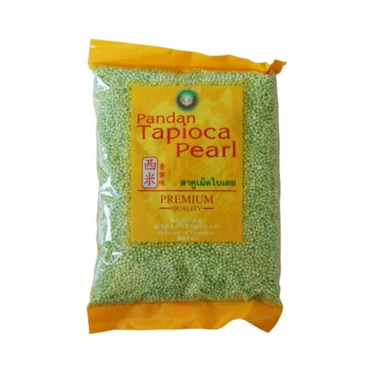 X.O Premium Quality Pandan Tapioca Pearl (Small) 375g