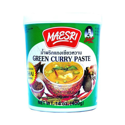 MaeSri Green Curry Paste, No Preserative, No MSG, Vegan 400g