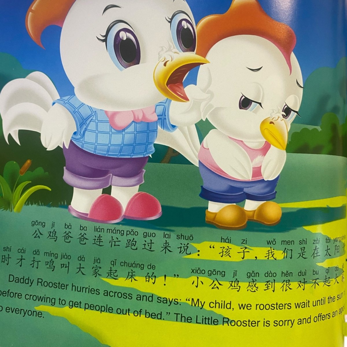 2 x Chinese English Bilingual Kids Story Books Pinyin Picture Set - Xihaha Oriental Food & Gifts