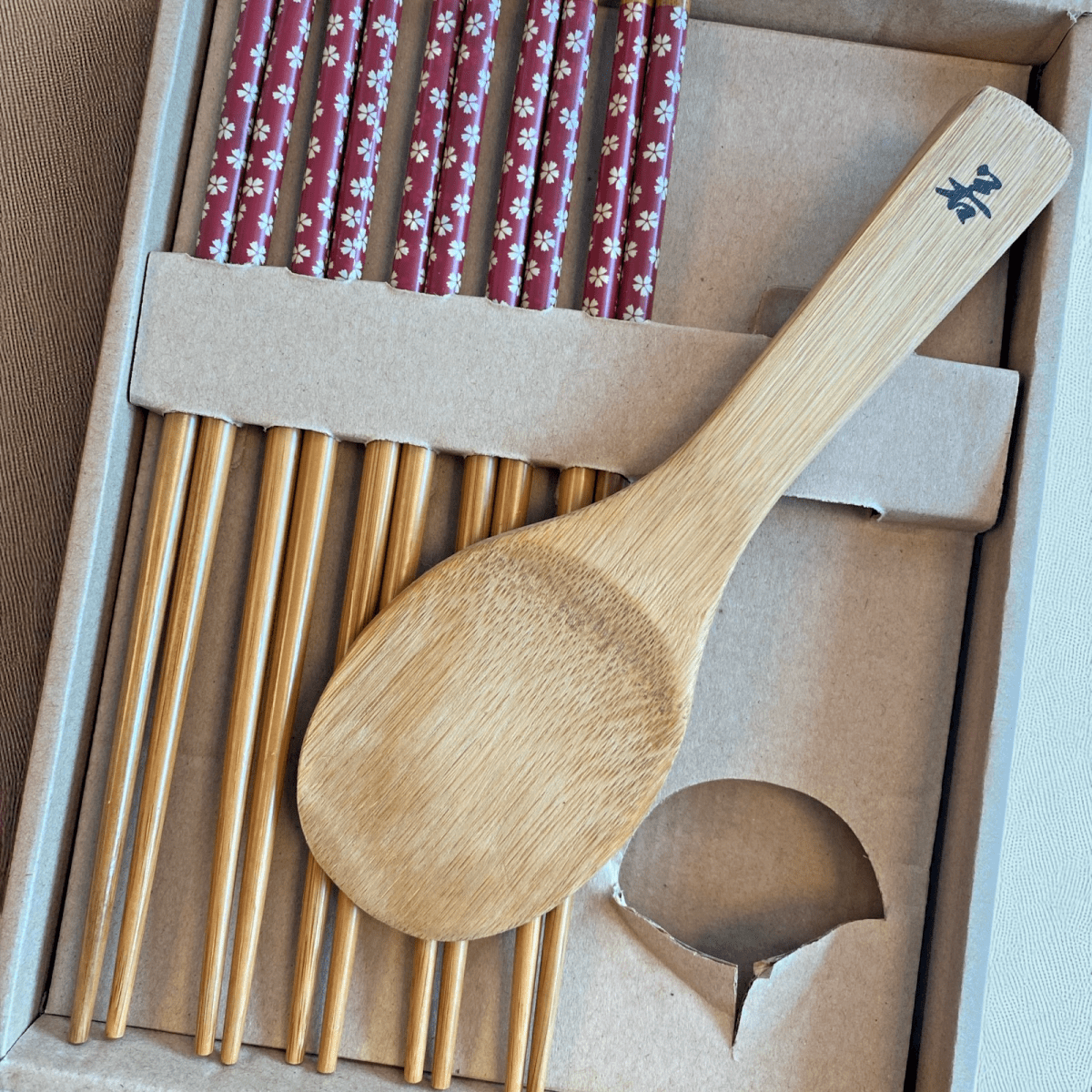 4pcs Chopsticks & Rice Paddle Set | Sushi Making Kit Option Bamboo Mat - Xihaha Limited