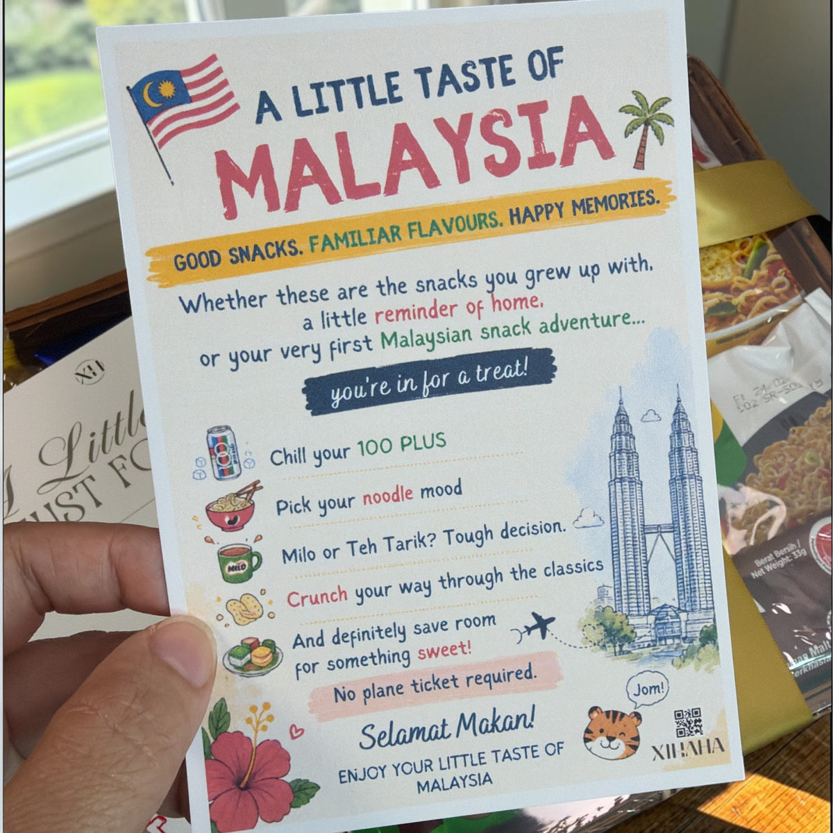 Malaysian Taste of Home Snack Hamper – Student Care Package & Gift