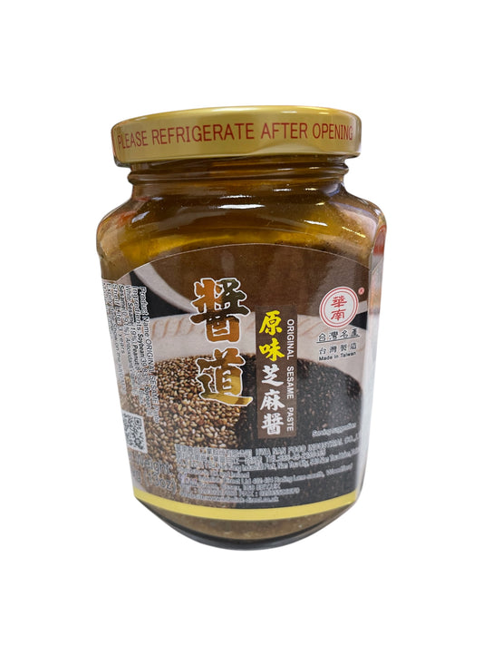 Hwa Nan Original Sesame Paste 370g | Taiwanese Sesame Sauce | Roasted Sesame & Soybean Paste for Noodles, Hot Pot & Dressings