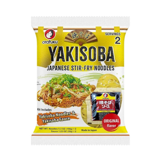Otafuku Yakisoba Japanese Stir-Fry Noodles with Sauce 370g (2 Serving)