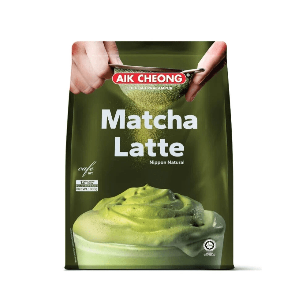 AIK Cheong Green Tea Matcha Latte (25g x 12 Sachets) 300g - Xihaha Limited