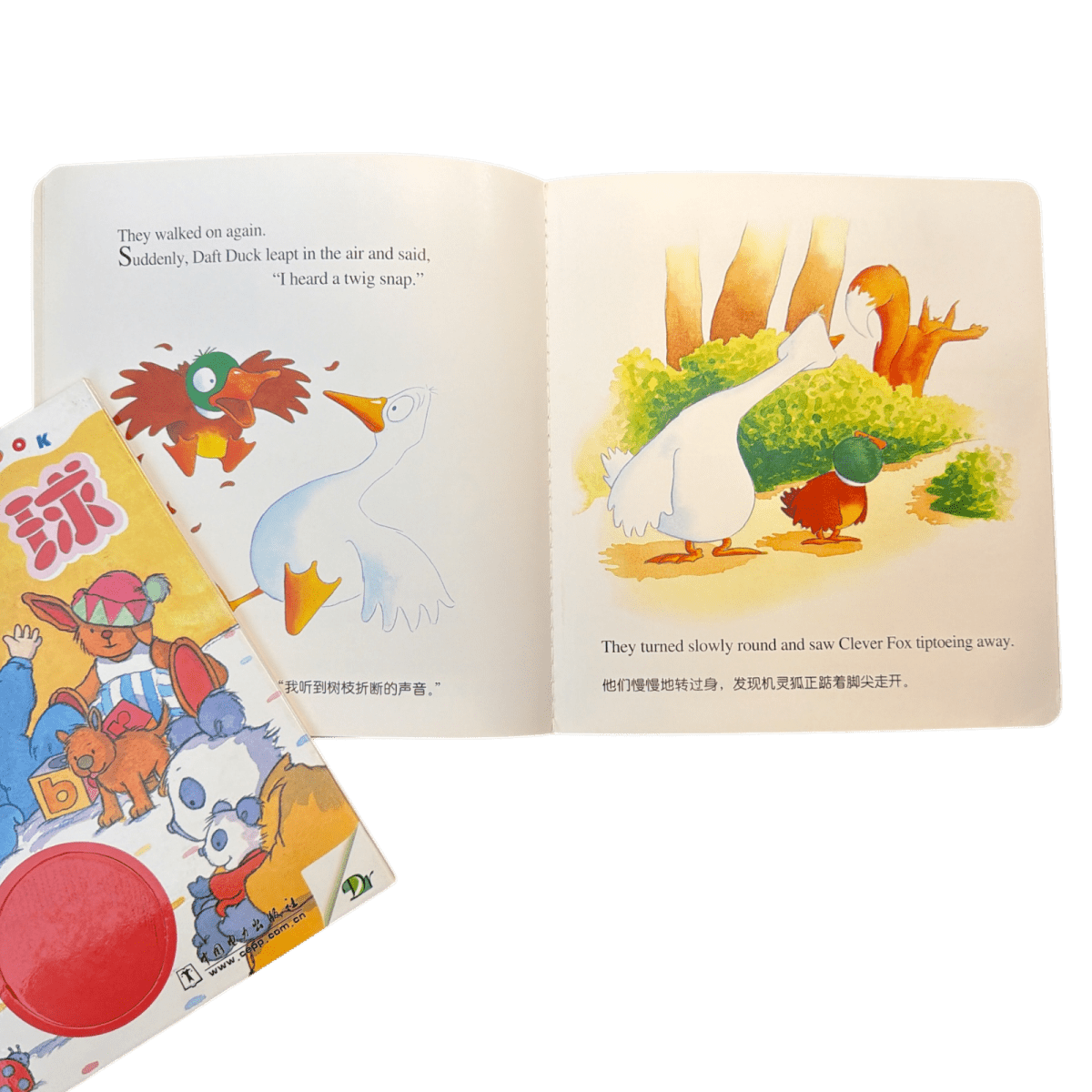 Book Bundle : Silly Goose and Daft Duck play Hide - and Seek (Chinese and English) & Ball! (Dk Toddler Play Book) - Xihaha Oriental Food & Gifts