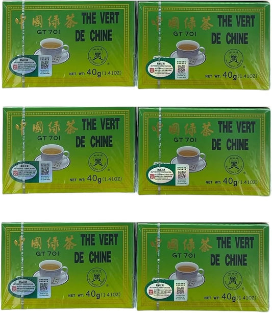 Butterfly Green Tea 20 Tea Bags 40g Bundle (6 packs - 120 teabags) - Xihaha Oriental Food & Gifts