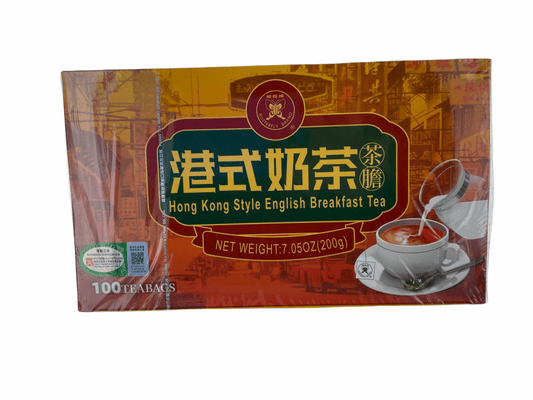 Butterfly Hongkong Style English Breakfast Tea 100 Teabags - Xihaha Oriental Food & Gifts