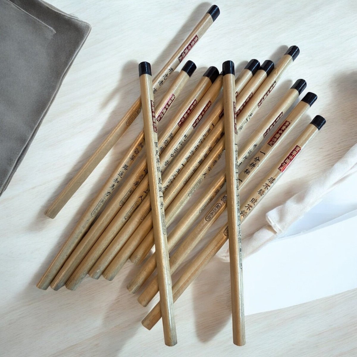 Chinese Proverbs Pencils Set Motivational Encouragement (12 pieces) Rewards Gift - Xihaha Oriental Food & Gifts