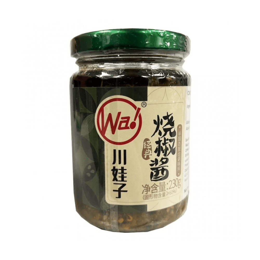 ChuanWaZi Roasted Green Chilli Sauce 230g - Xihaha Limited
