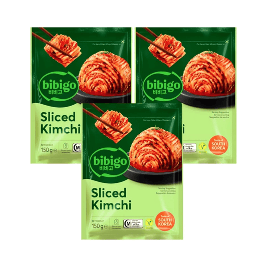 CJ Bibigo Room Temperature Korean Sliced Kimchi 150g Ready to Eat - Choose Quantity - Xihaha Oriental Food & Gifts