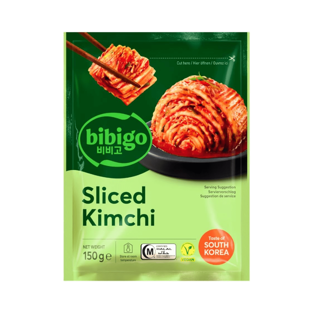 CJ Bibigo Room Temperature Korean Sliced Kimchi 150g Ready to Eat - Choose Quantity - Xihaha Oriental Food & Gifts