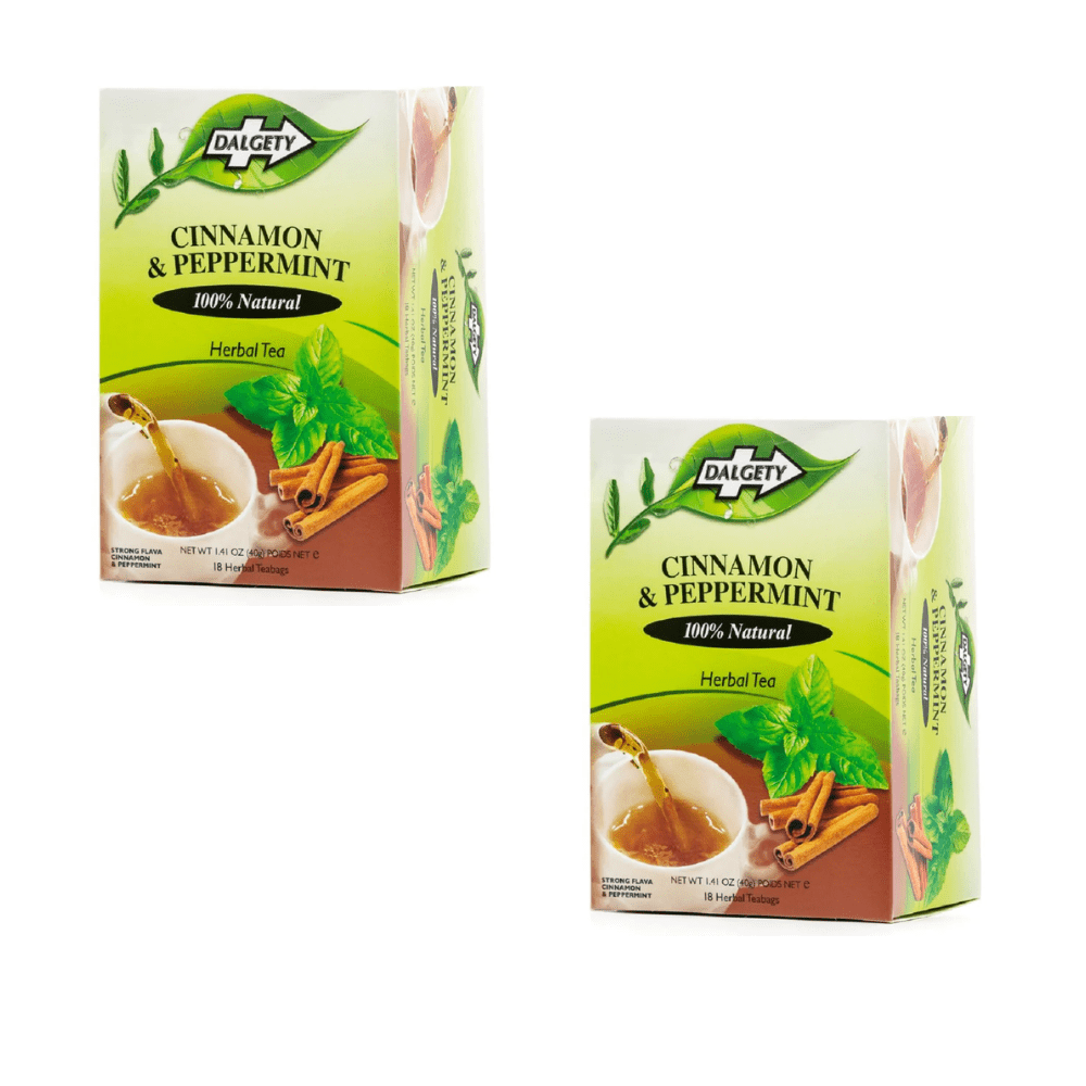 Dalgety Cinnamon & Peppermint Herbal Tea (18 Tea Bags) (Pack Of 2) - Xihaha Limited