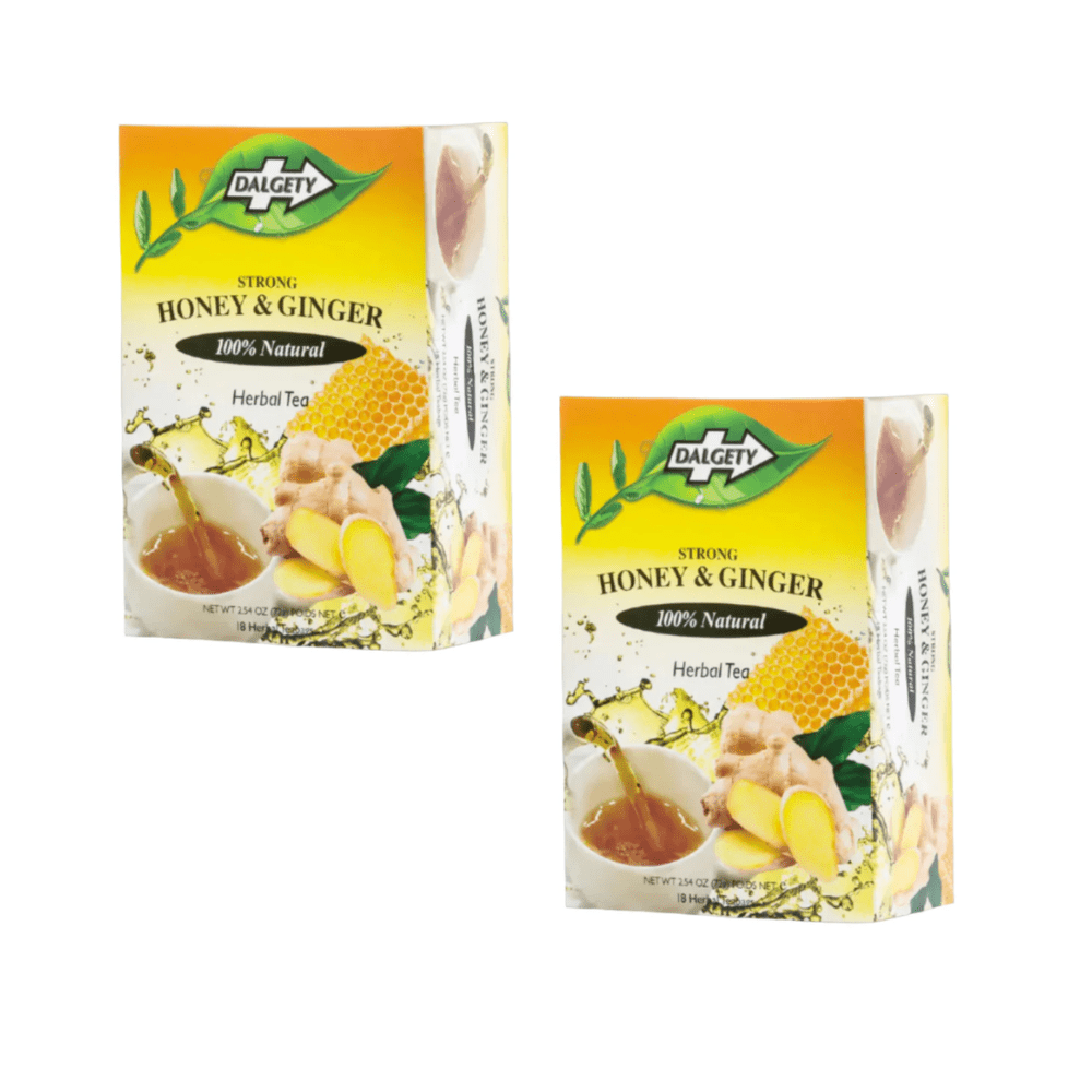 Dalgety Strong Honey & Ginger Herbal Tea 18 - Count (Pack of 2) - Xihaha Limited