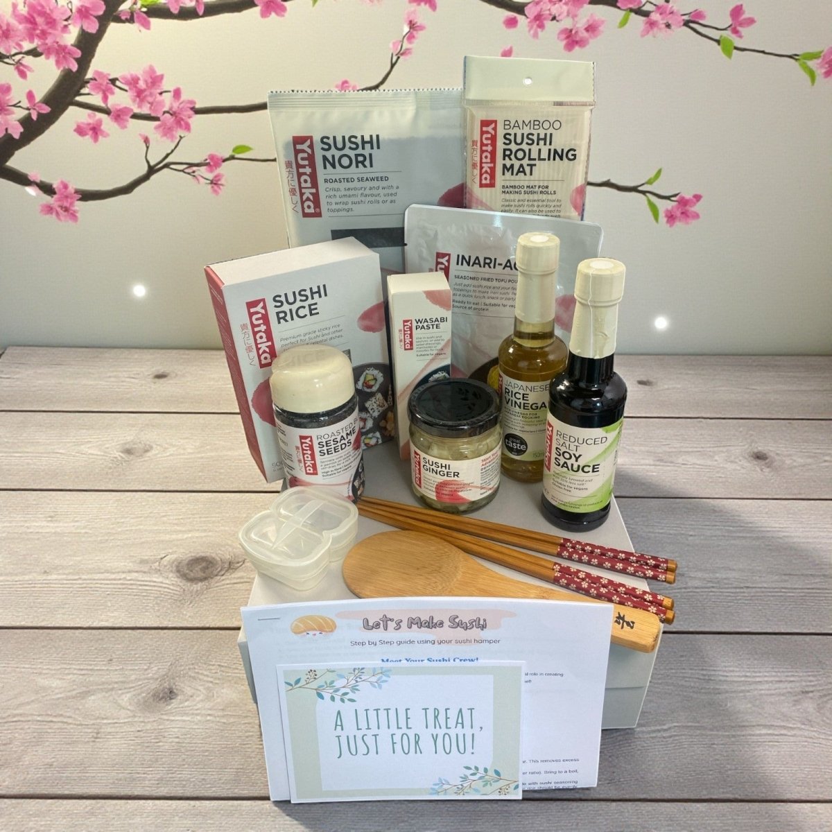 DIY Sushi Making Kit Gift Set Japanese Rice Nori Rolling Mat Complete Meal Box - Xihaha Oriental Food & Gifts