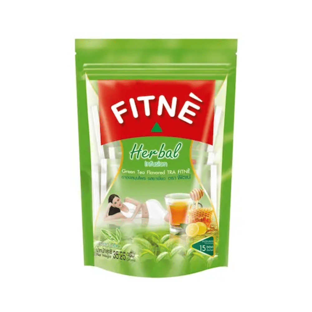 Fitne Herbal Infusion Green Tea Box 35g (15 bags) Package – Xihaha ...